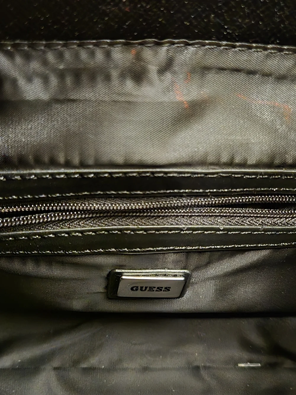 Guess satchel black